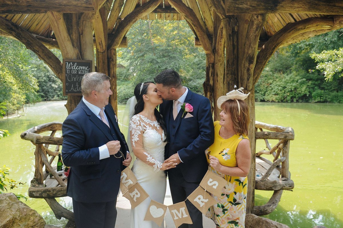 Central Park Weddings 15 wagner cove central park wedding with mr and mrs sign