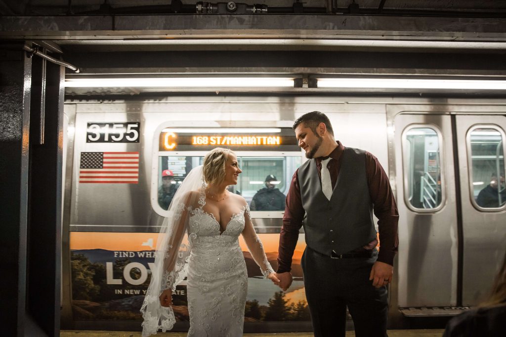 Wedding Photographer 11 Subway wedding in NYC
