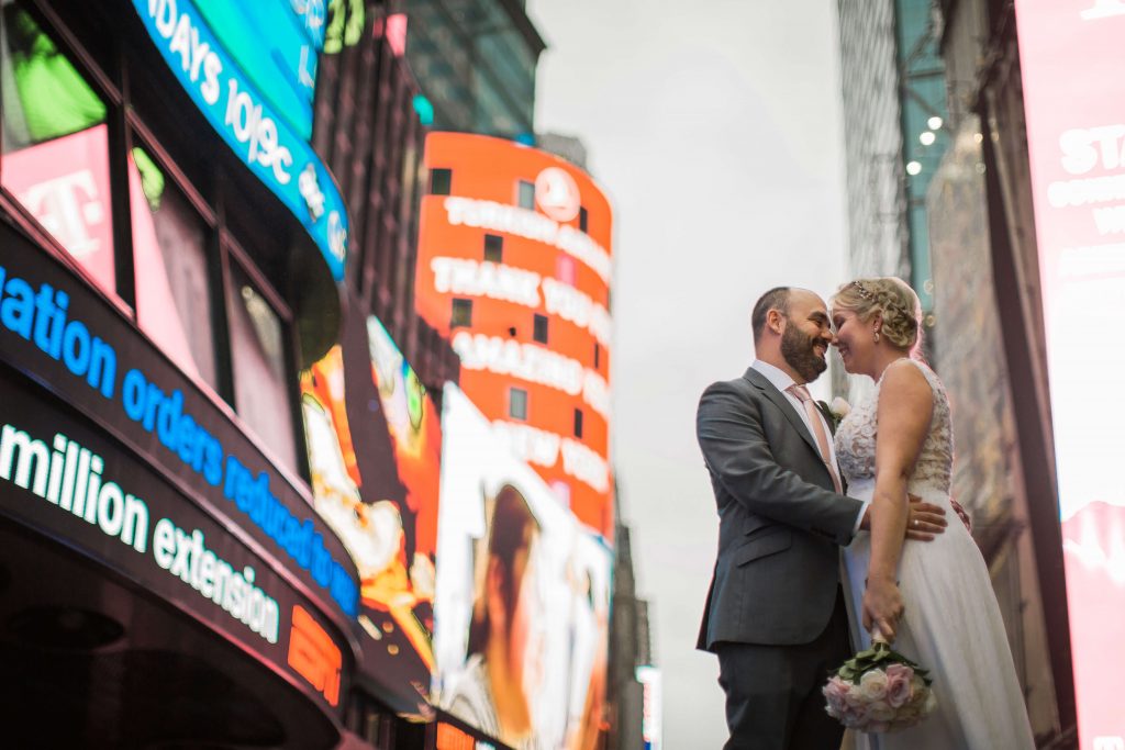 Times Square Wedding 1