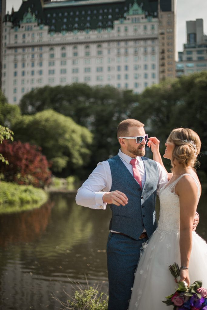 gapstow bridge central park uk wedding 6