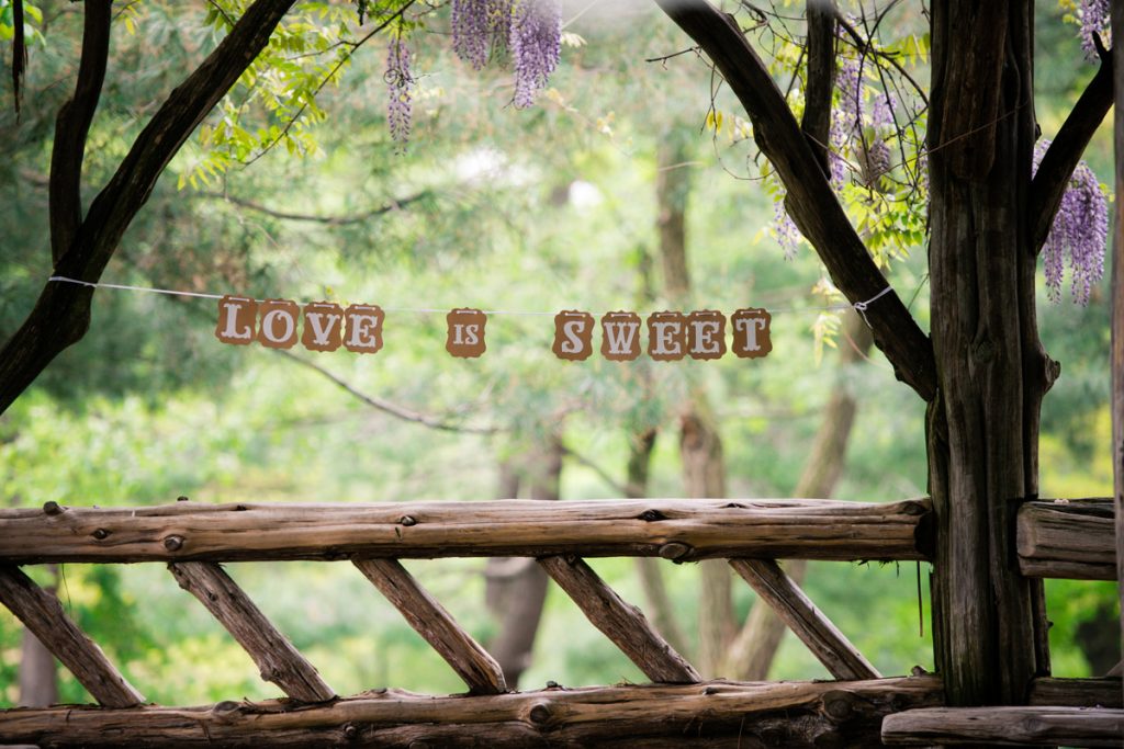 wedding signs love is sweet