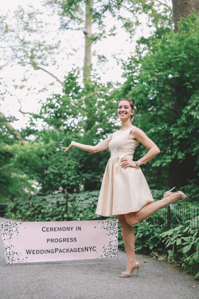 wedding signs veronica moya at ladies pavilion ceremony in progress